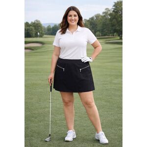 Chico's Athletic Golf Skort Skirt Pickleball Athleisure Workout Plus Size 16